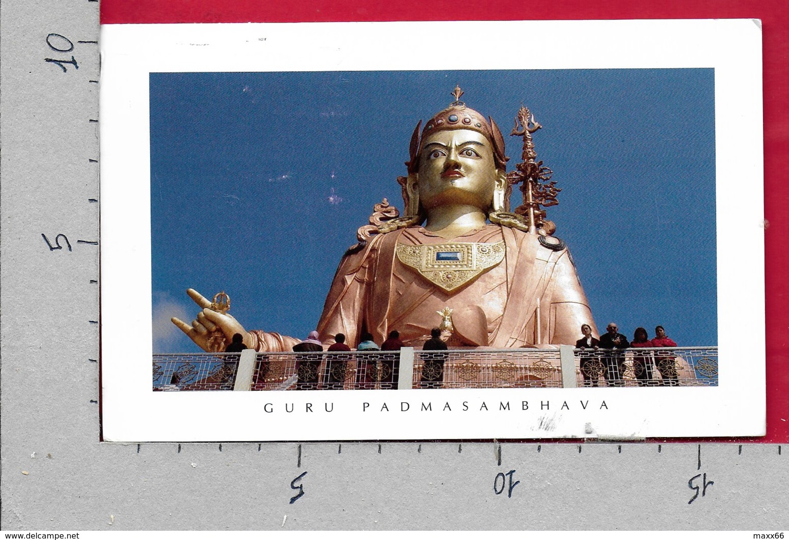 CARTOLINA VG INDIA - NAMCHI - Guru Padmasambhava - 10 X 17 - ANN. 2006 - India