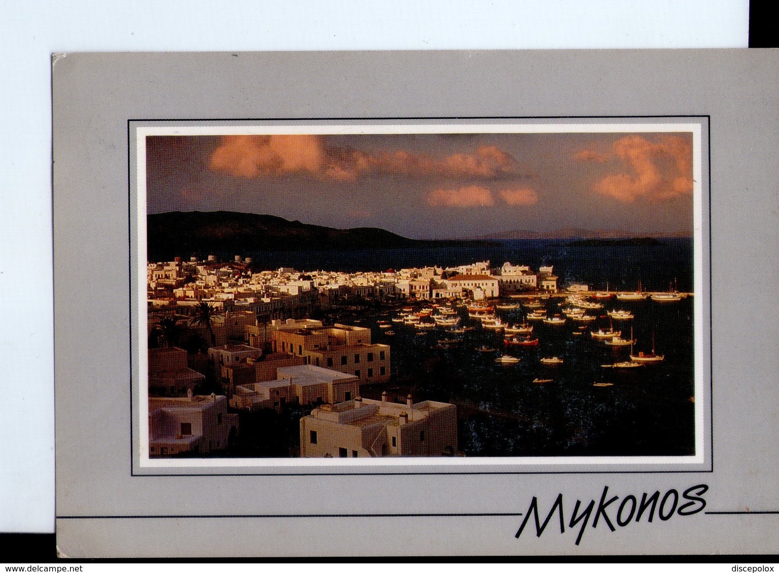 U3954 NICE STAMP AND TIMBRE 1992 On Postcard ISLAND OF MIKONOS, PORT (GREECE) _ Ed ISSAIS  _ Storia Postale - Grecia