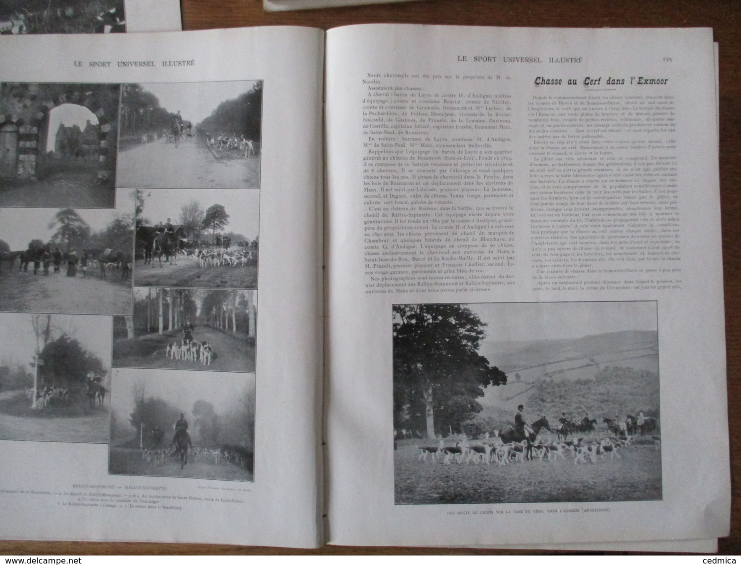 LE SPORT UNIVERSEL ILLUSTRE N°396 21 FEVRIER 1904 LE GENERAL L'HOTTE SAUMUR,CONCOURS HIPPIQUE SUD OUEST,CHASSE AU CERF E - 1900 - 1949