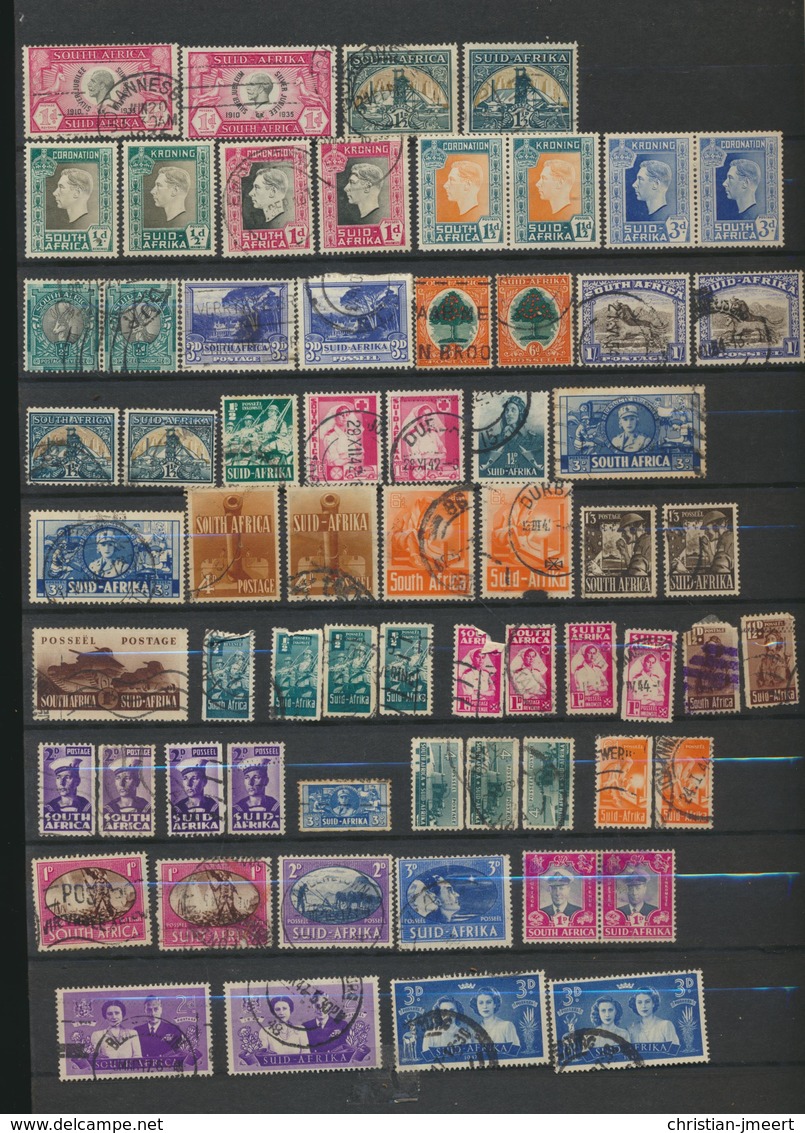 Collection Afrique Du Sud En Oblitérés  265 Timbres - Quelques Neufs - Ohne Zuordnung