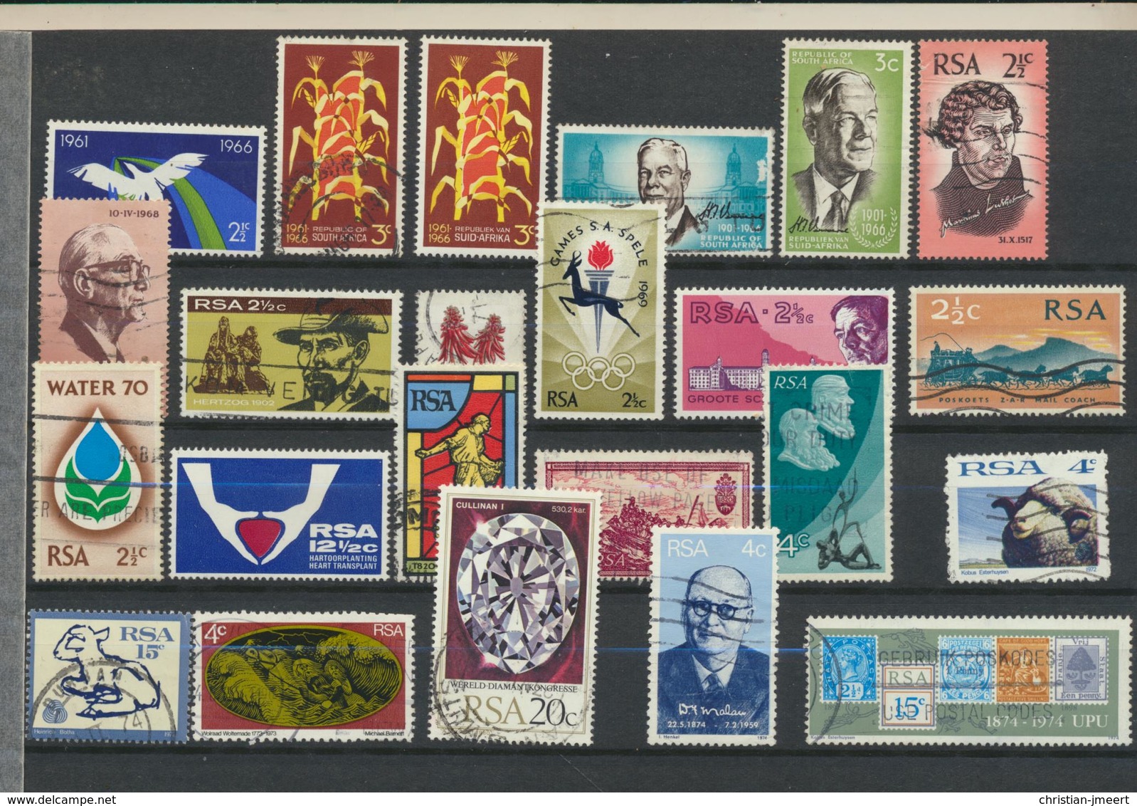 Collection Afrique Du Sud En Oblitérés  265 Timbres - Quelques Neufs - Ohne Zuordnung