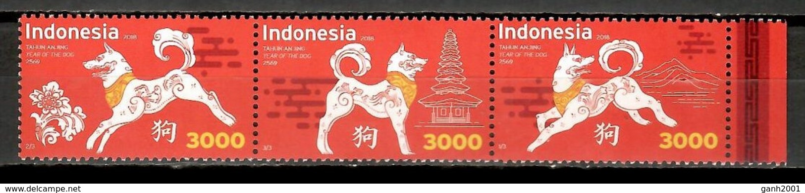 Indonesia 2018 / Mammals Dogs MNH Perros Chiens Hunde / Cu10219  30-4 - Perros