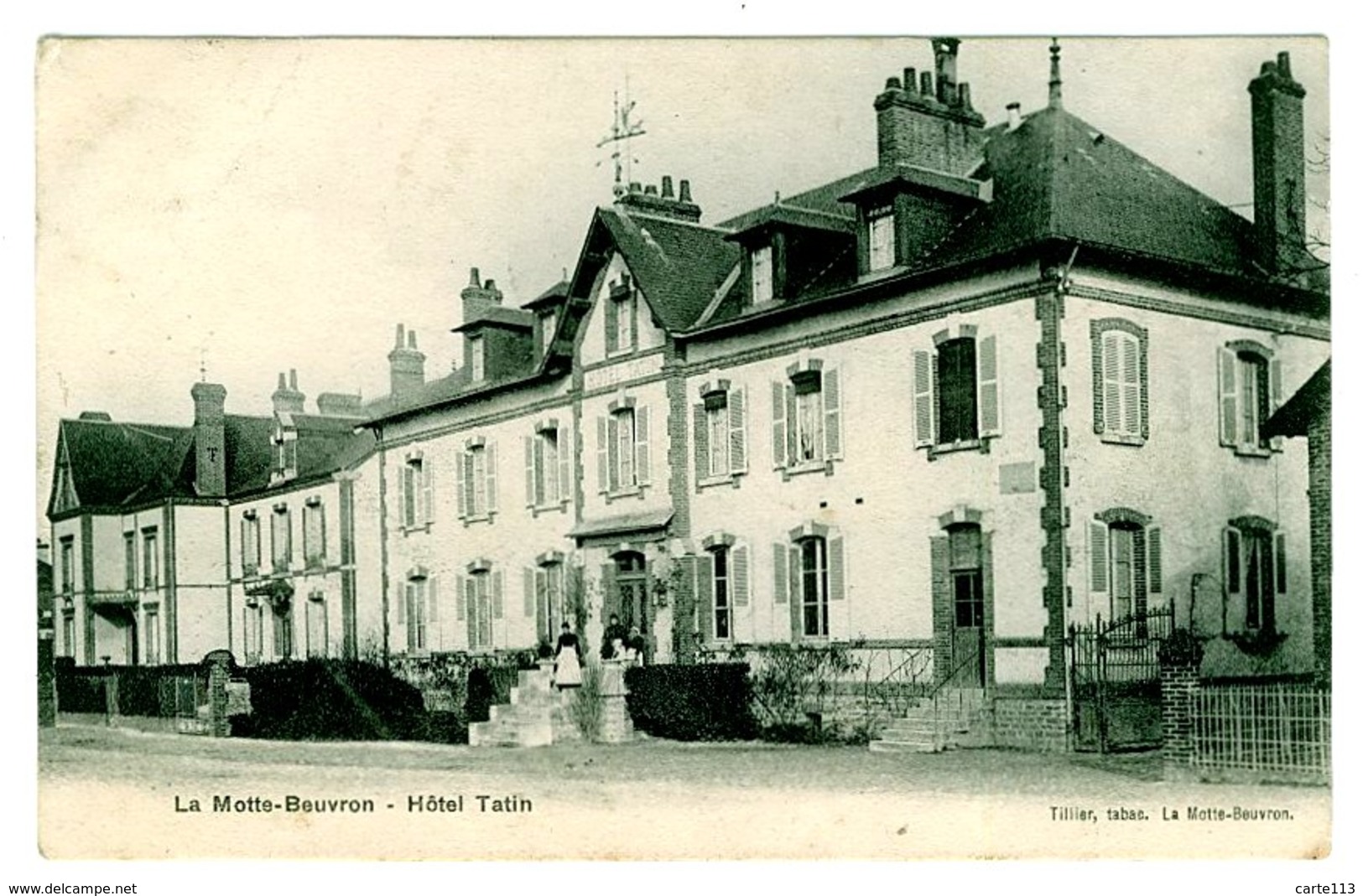 41 - B3739CPA - LAMOTTE BEUVRON - Hotel TATIN - Très Bon état - LOIR-ET-CHER - Lamotte Beuvron