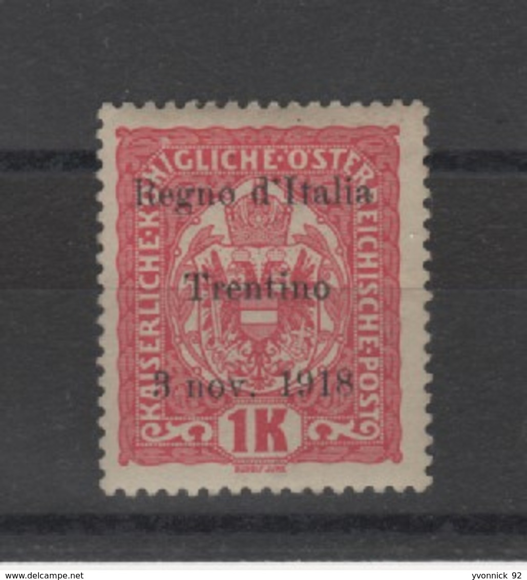 Italie - Trentin - Timbres D'.autriche  (1919 N°15 - Trento