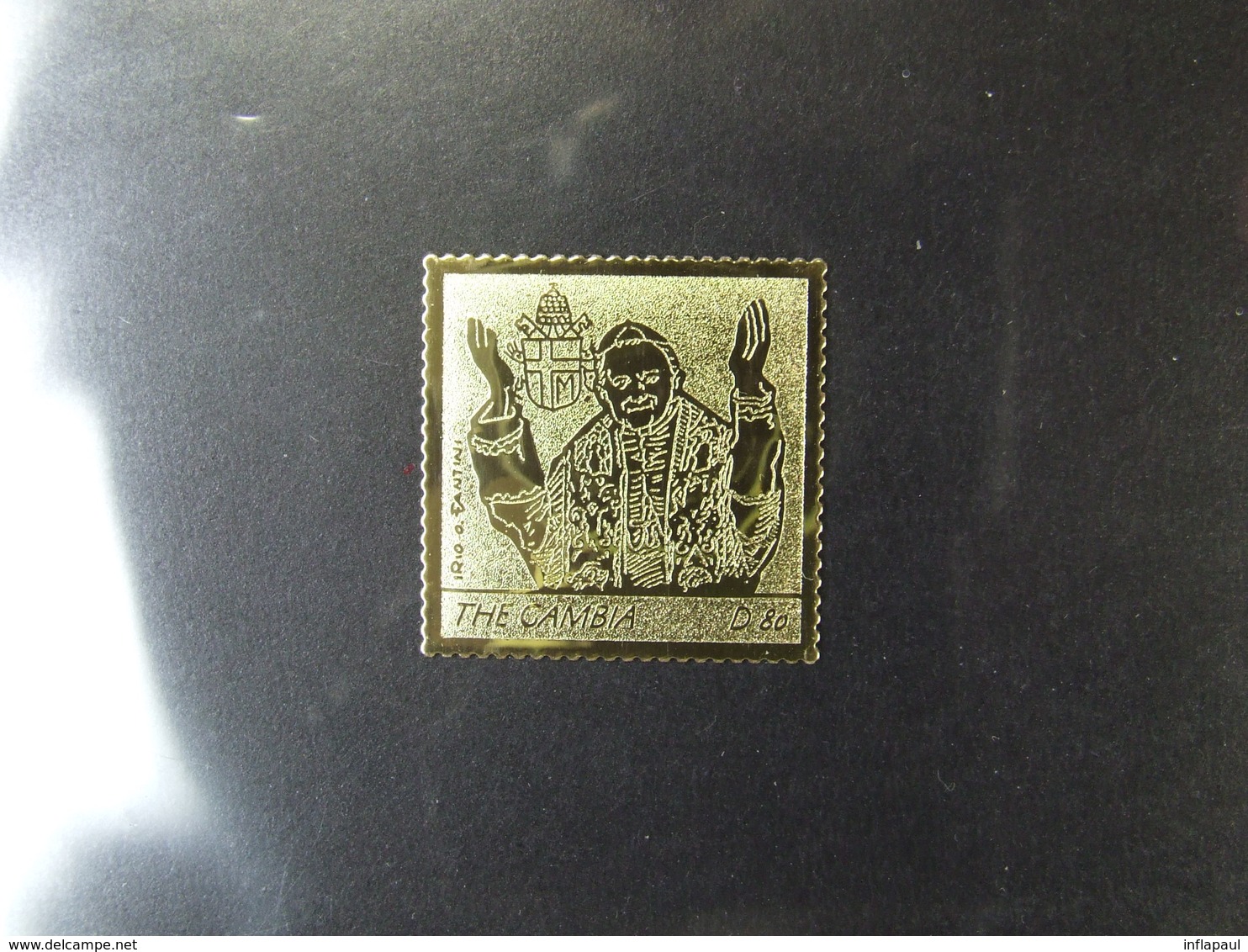 Gambia - 5548-74 Papst Silber und Goldbriefmarken komplett ** MNH Michelwert 180,00 € (6676)