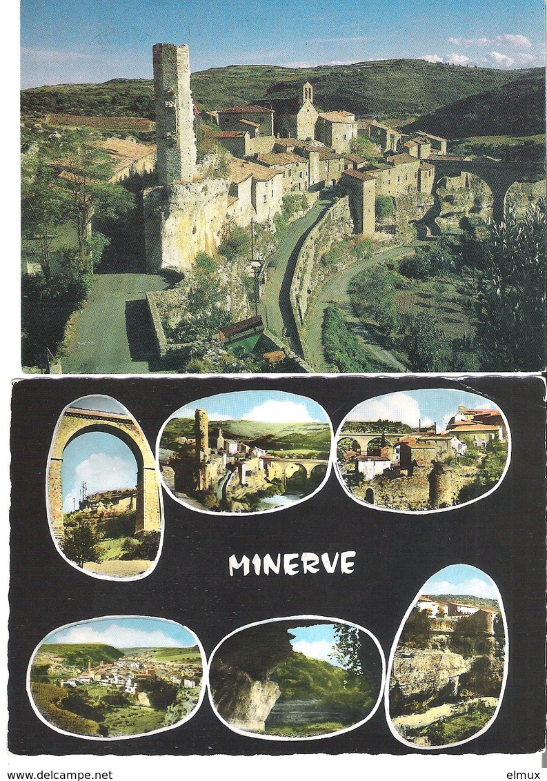 MINERVE. 2 CP Vue Générale - Multivues - Altri & Non Classificati