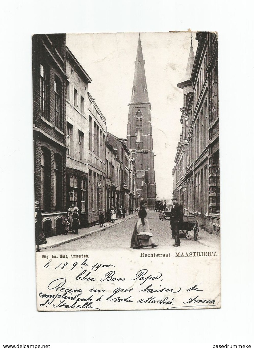 Rechtstraat.  MAASTRICHT  (1901). - Maastricht