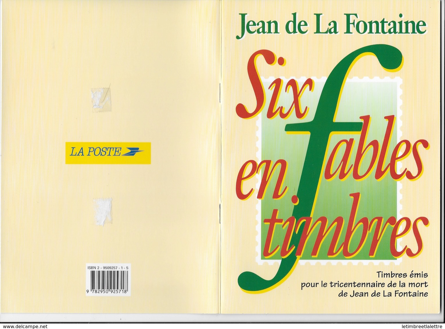 Jean De La Fontaine "six Fables En Timbres" - Märchen, Sagen & Legenden