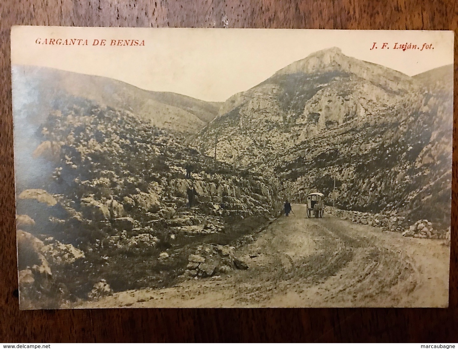 1 Carte Photo   Garganta De Benisa   - J F Lujan Fot - Huesca