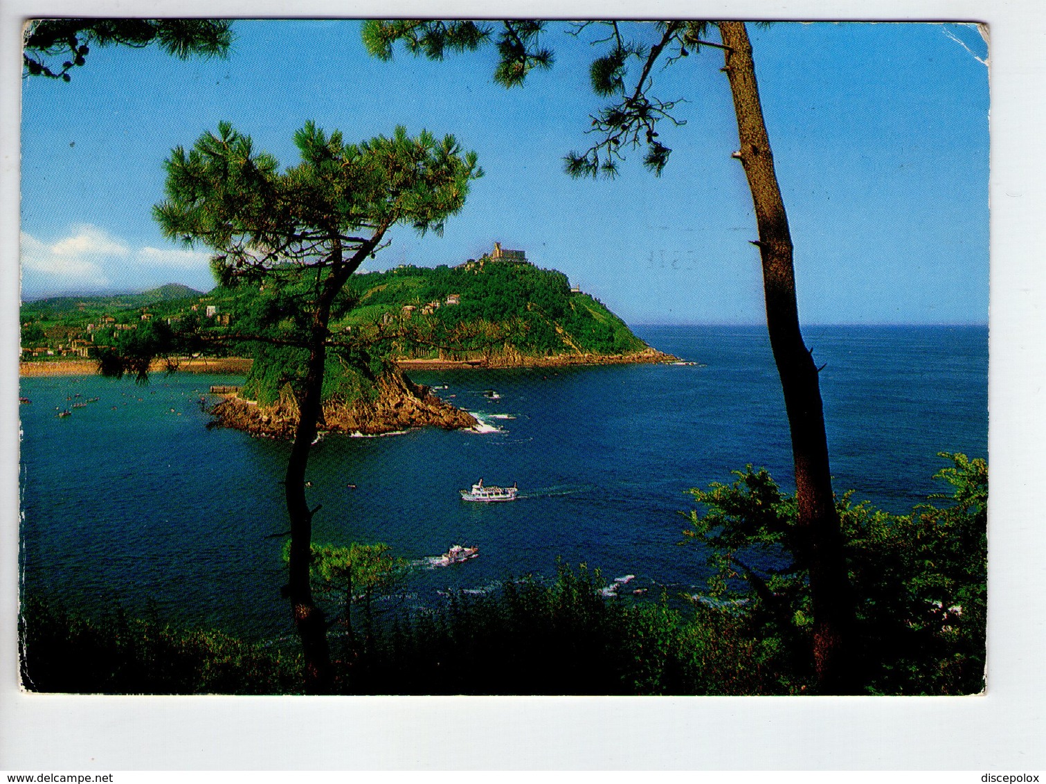 U3984 Postcard País Vasco > Guipúzcoa (San Sebastián), Vista Desde El Monte Urgull _ Ed MANIPEL - Guipúzcoa (San Sebastián)