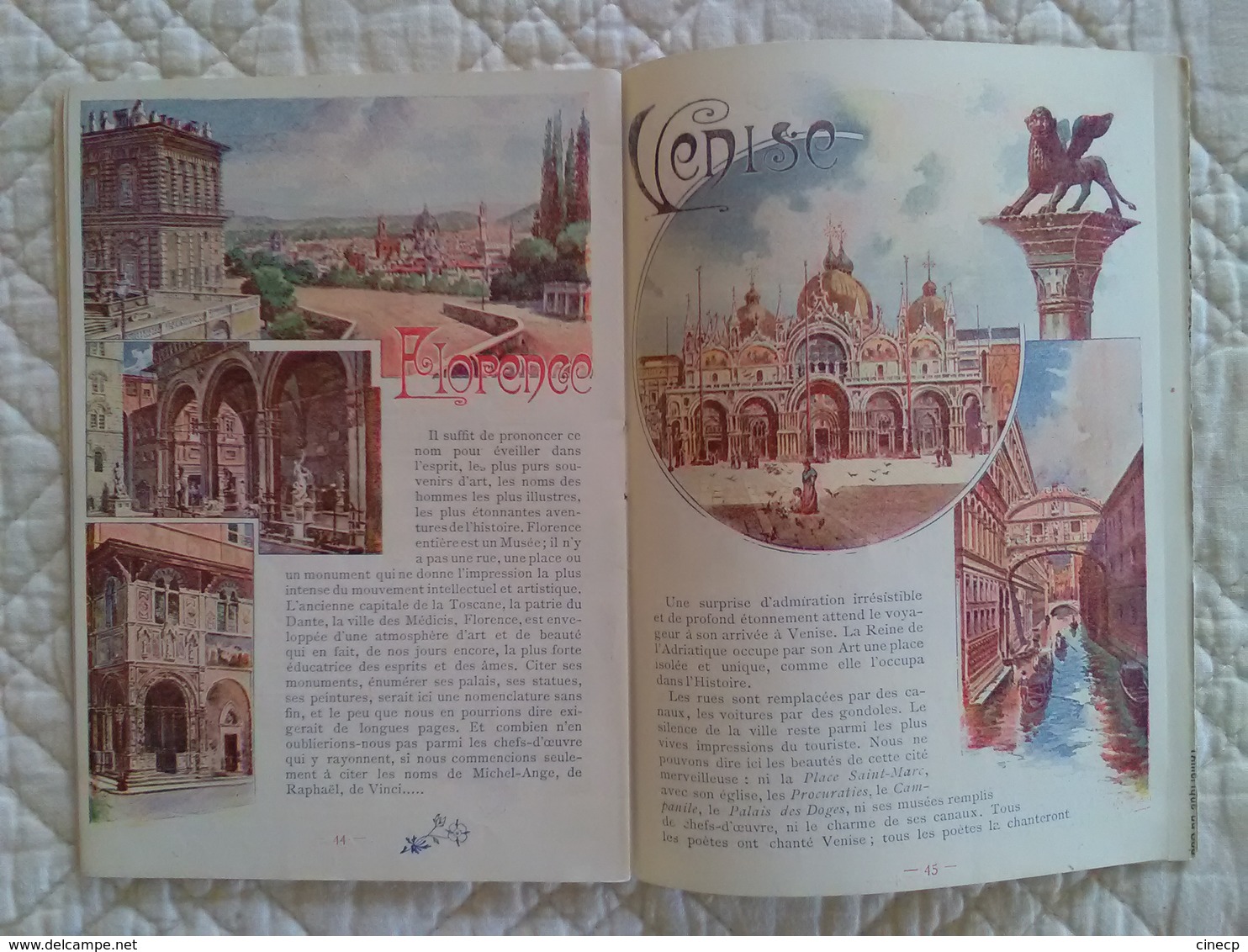 Dépliant Touristique CHEMINS DE FER PLM Superbes Illustrations Art Nouveau Des Villes Gares Du Réseau Attelage à Chien - Dépliants Touristiques