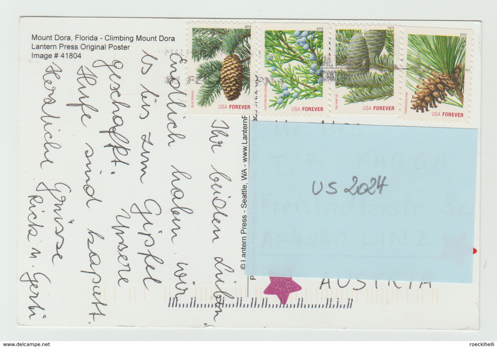 2014 -  USA/Florida/Mount Dora  -  AK/CP/Postcard (Motivkarte)  - O Gestempelt - Siehe Scan (us 2024/us 9001) - Cartes Souvenir