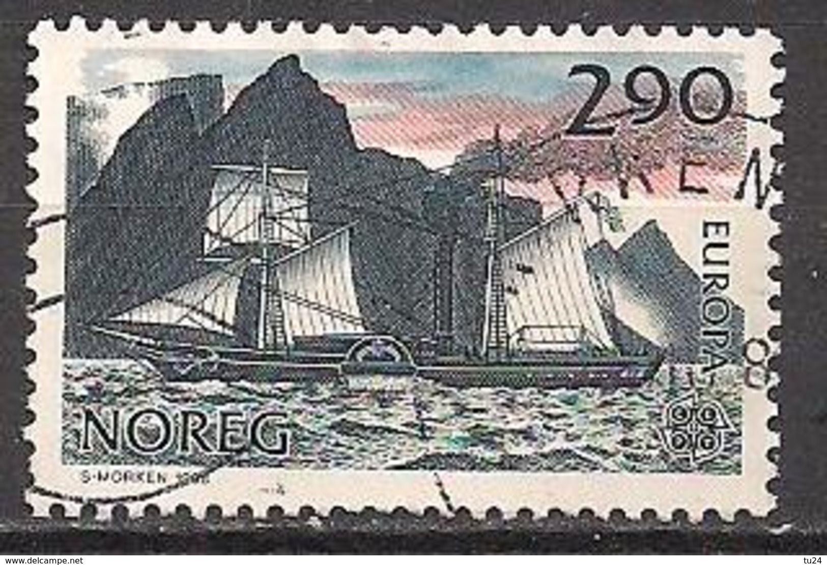 Norwegen  (1988)  Mi.Nr.  996  Gest. / Used  (1ac44)  EUROPA - Gebraucht