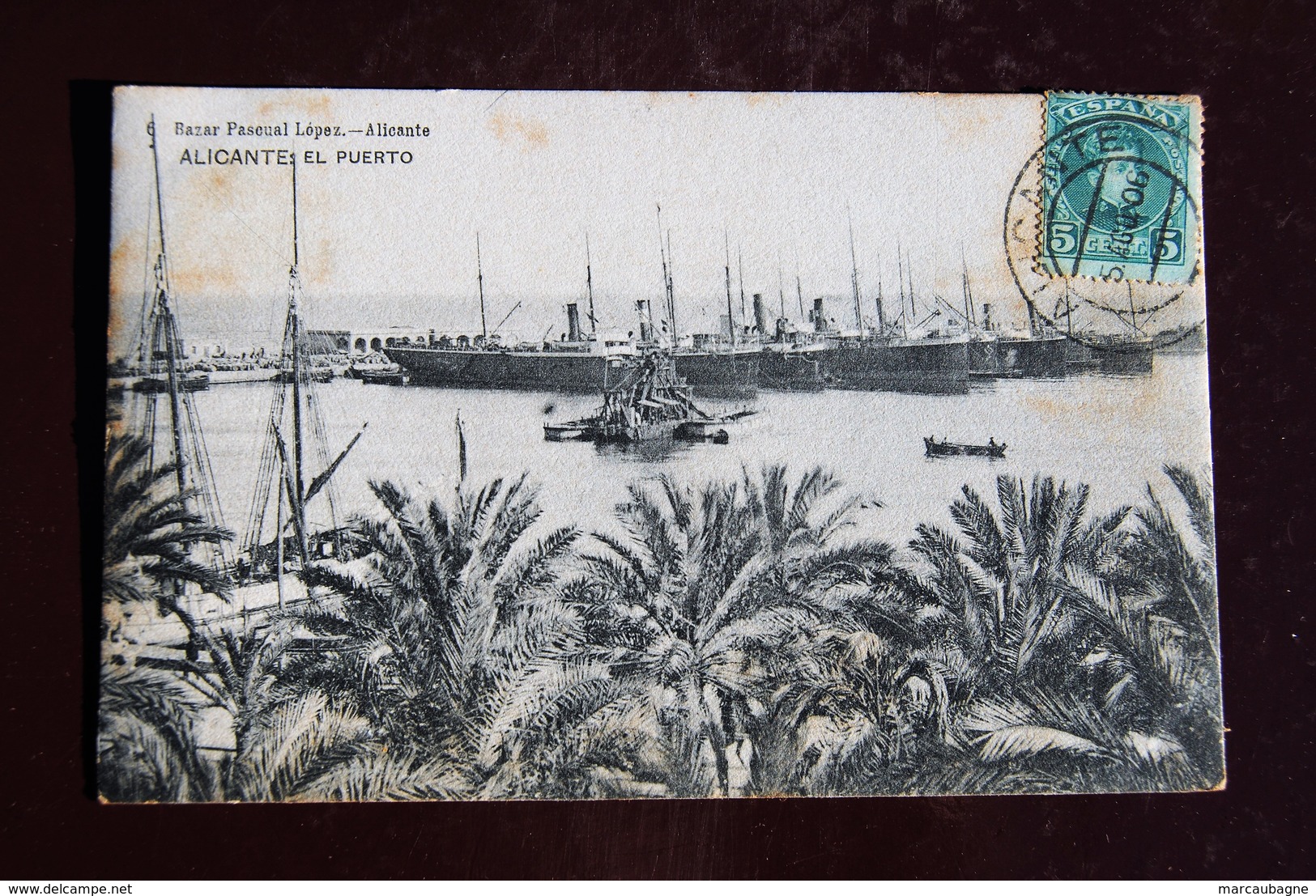 1 Carte Postale Espagne Alicante El Puerto Bazar Pascual Lopez - Alicante