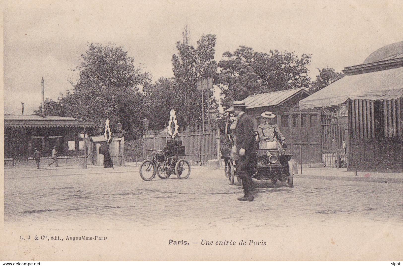 75 / PARIS / TRICYCLE A MOTEUR / UNE ENTREE - Autres & Non Classés