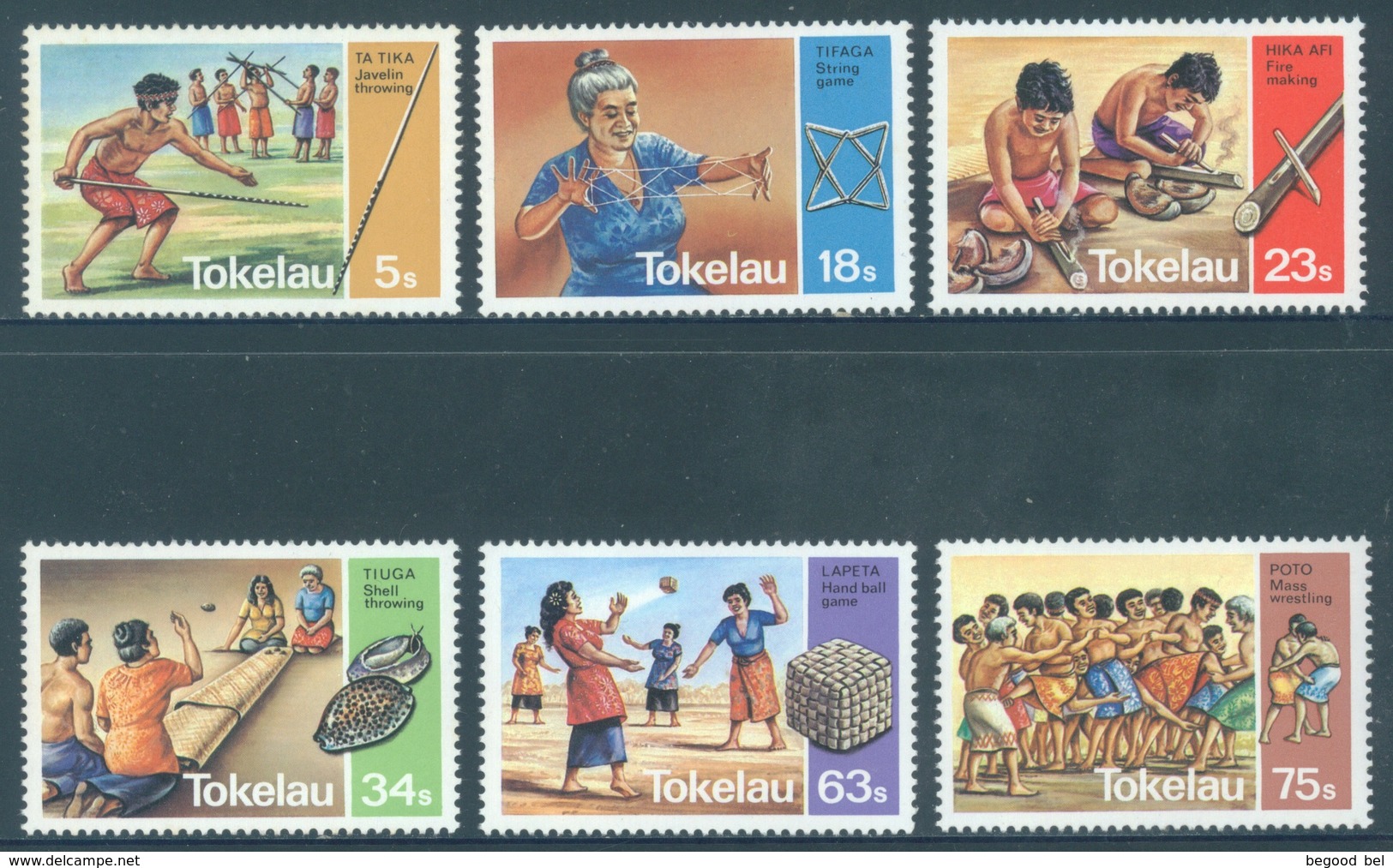 TOKELAU - MNH/** - 1983  - VARIOUS GAMES - Yv 97-102 -  Lot 18369 - Tokelau