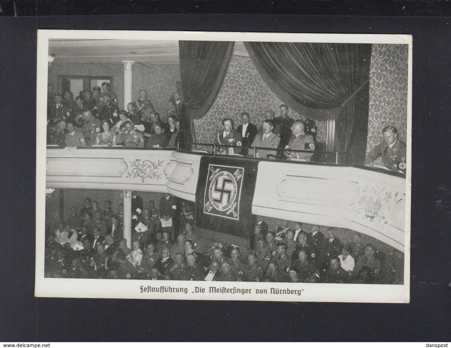 AK Hitler Bei Der Festaufführung Die Meistersinger Von Nürnberg 1935 - Historical Famous People