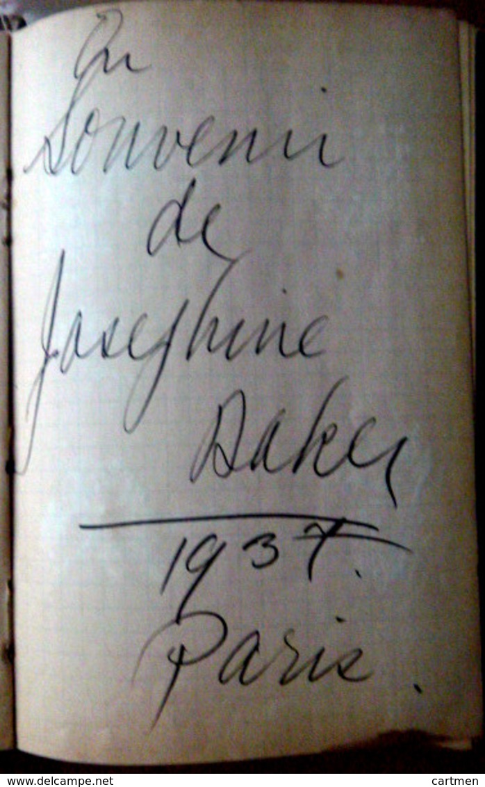 AUTOGRAPHES RECUEIL JOSEPHINE BAKER MISTINGUETT GEORGES THILL  WILLIE LEWIS CHRISTIAN GERARD  RAY VENTURA - Autres & Non Classés