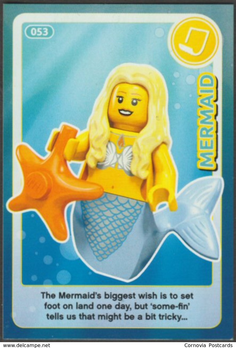 Lego Trading Card - Create The World - 053 Mermaid - Other & Unclassified