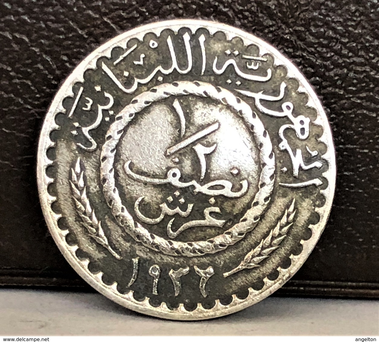 Lebanon, 1/2 Ghirsh / Piastre 1936 Cooper-nickel - Liban