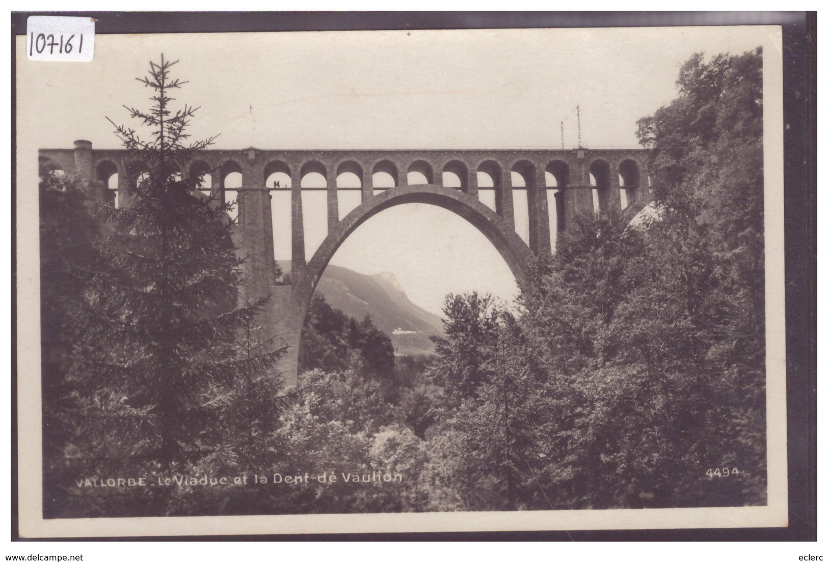 DISTRICT D'ORBE - VALLORBE - VIADUC DU DAY - TB - Vallorbe