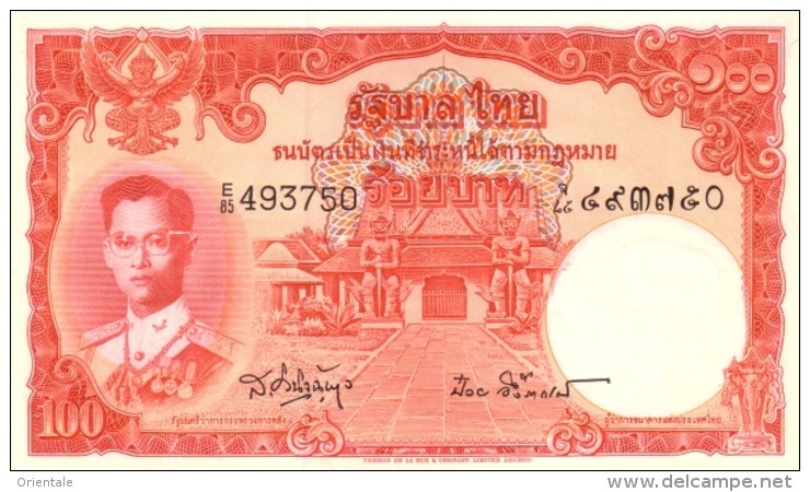 THAILAND  P. 78d 100 B 1955 UNC (s. 41) - Thaïlande