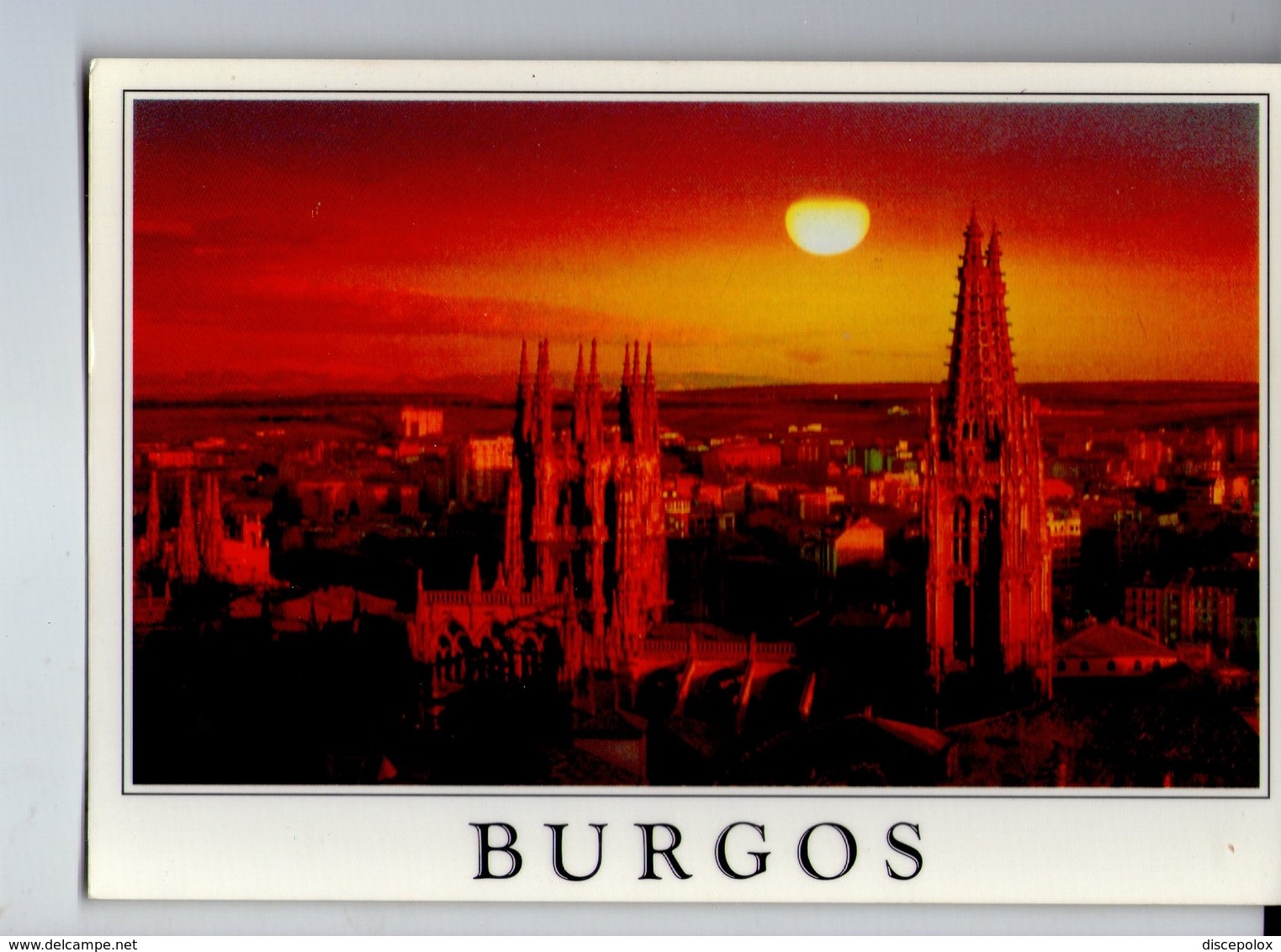 U4017 Postcard BURGOS, PESTA DE SOL _ TRAMONTO SUNSET COUCHER _ B27 Ed Murillo / Mundigrafis S.L. - Burgos