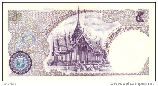 THAILAND  P. 82 5 B 1969 UNC (s. 42) - Thaïlande
