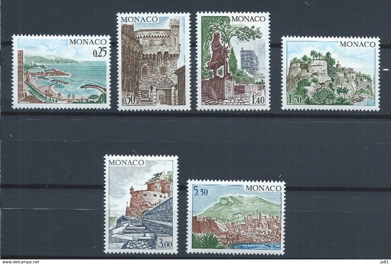 Monaco YT 986-991 XX / MNH Tourisme Architecture - Nuevos