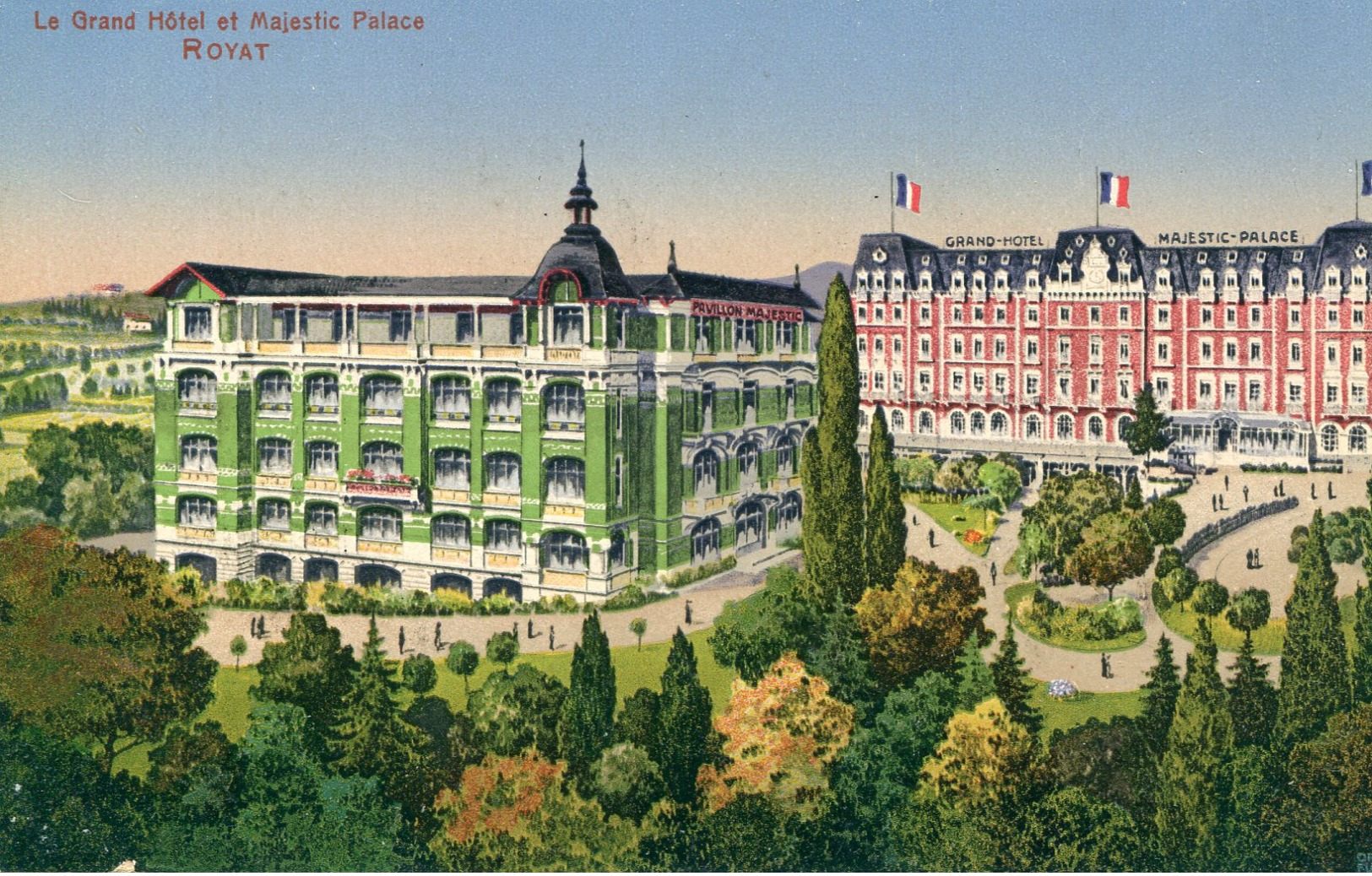 63 - ROYAT - Le Grand Hôtel Et Majestic Palace - Royat