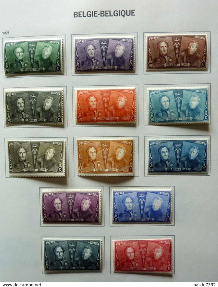 België/Belgium/Belgique collection in Davo binder with better sets (mixed quality)