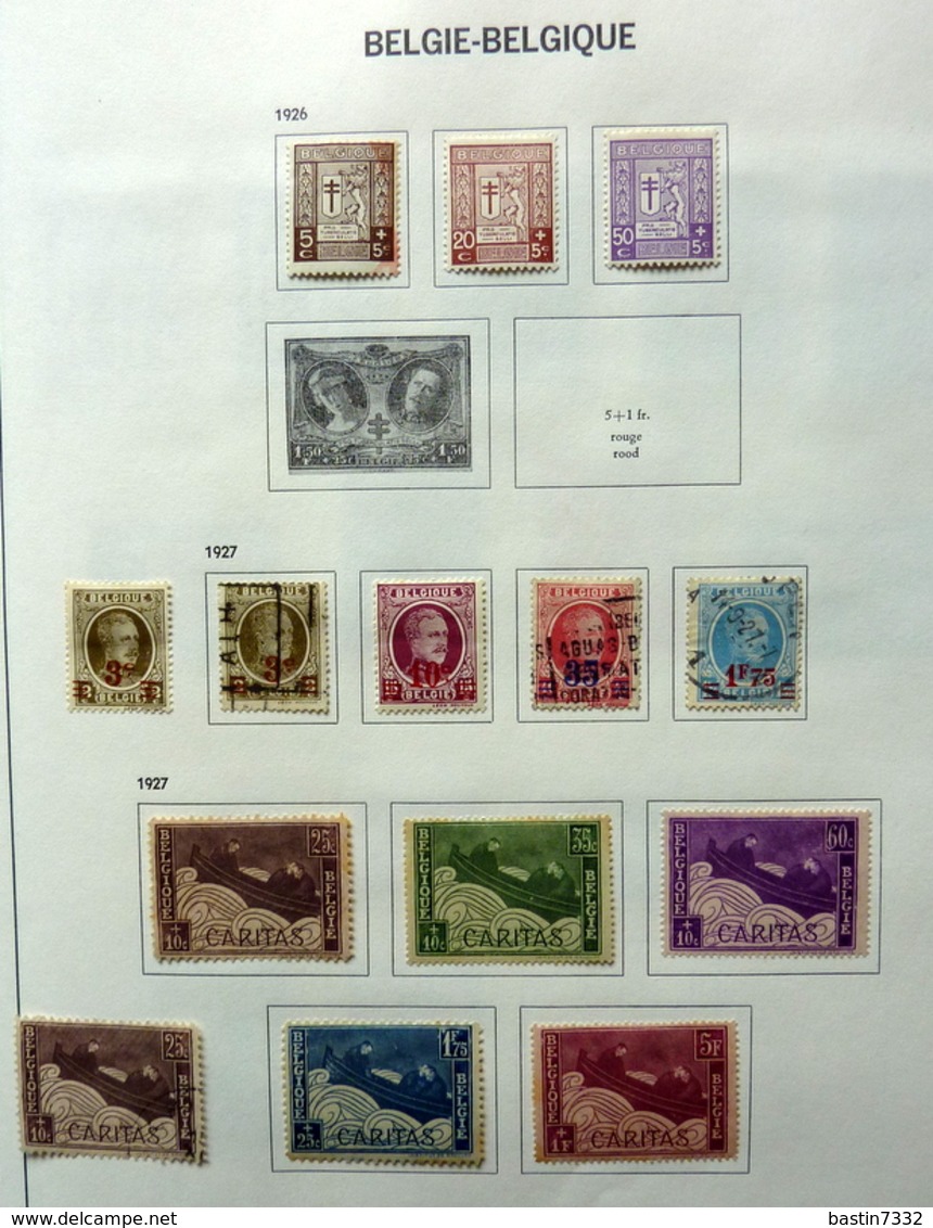 België/Belgium/Belgique collection in Davo binder with better sets (mixed quality)