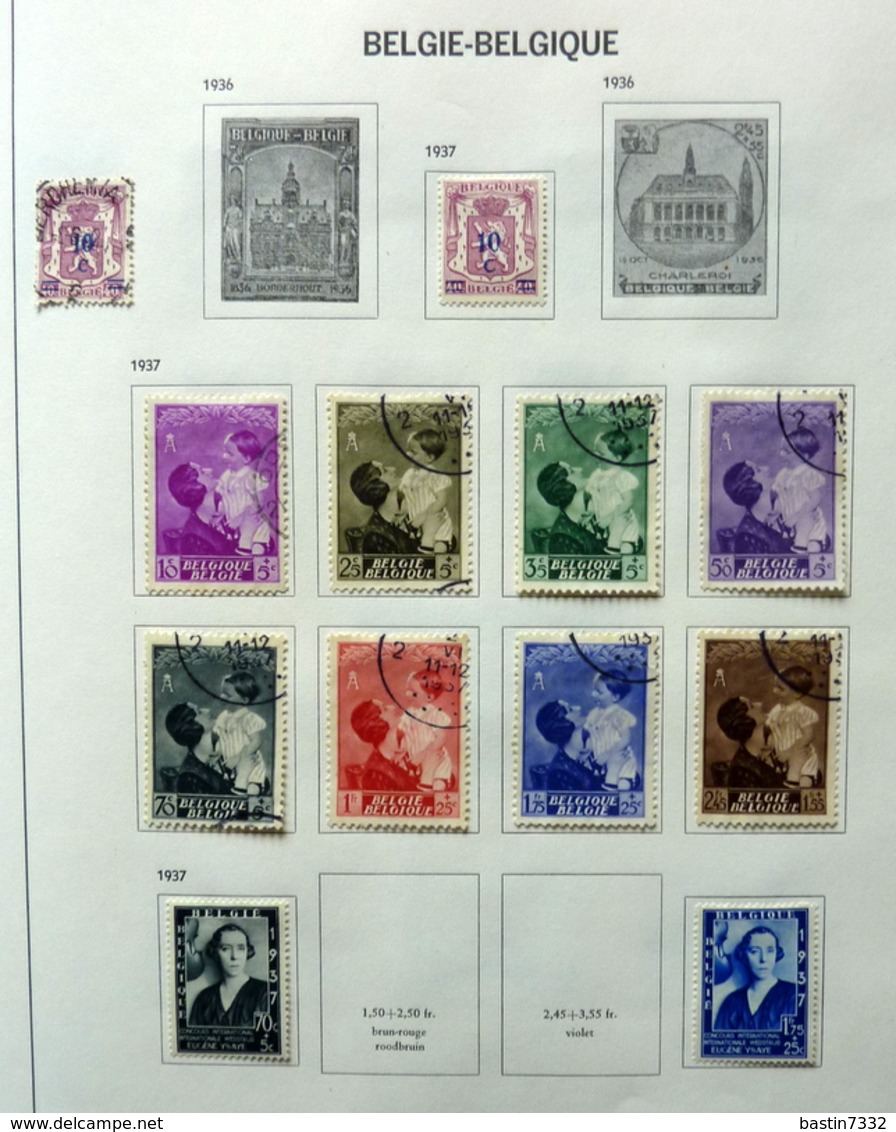 België/Belgium/Belgique collection in Davo binder with better sets (mixed quality)