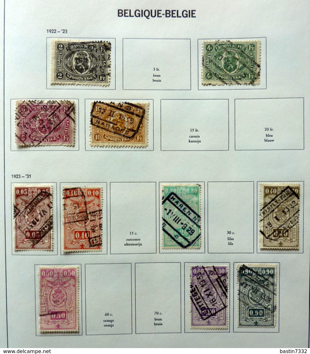 België/Belgium/Belgique collection in Davo binder with better sets (mixed quality)