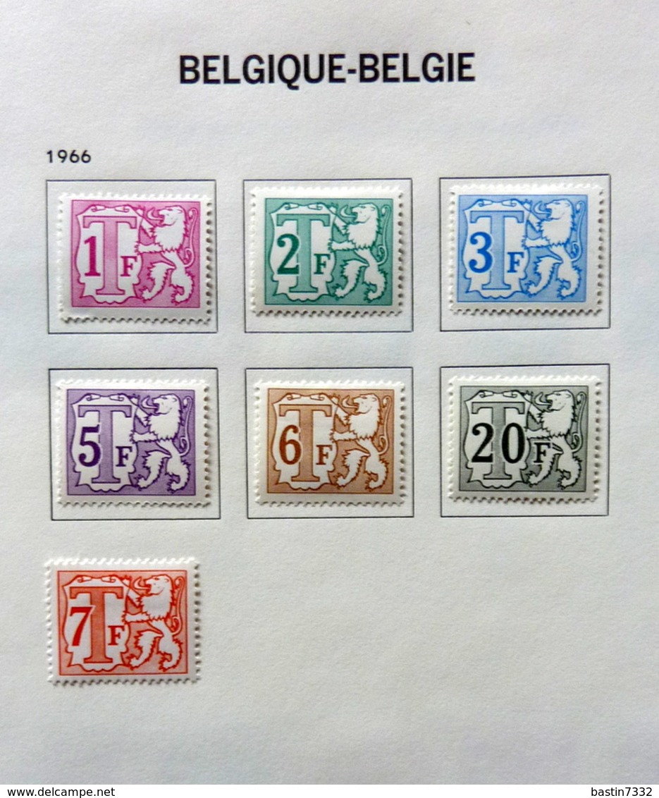 België/Belgium/Belgique collection in Davo binder with better sets (mixed quality)