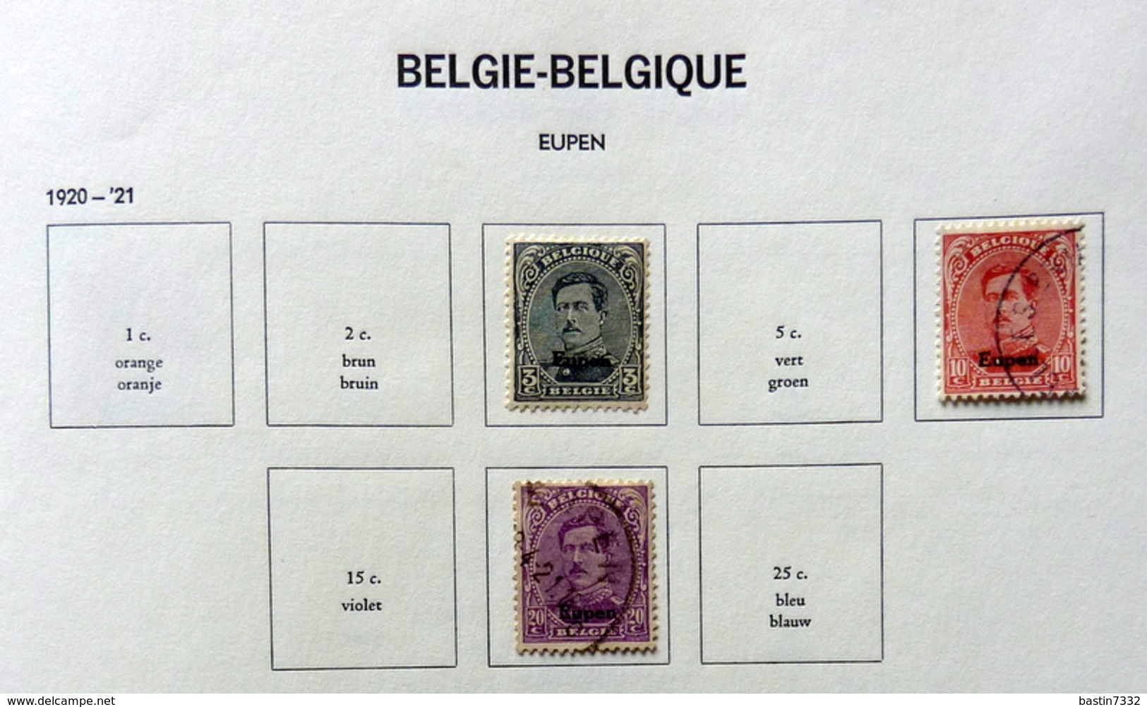 België/Belgium/Belgique collection in Davo binder with better sets (mixed quality)