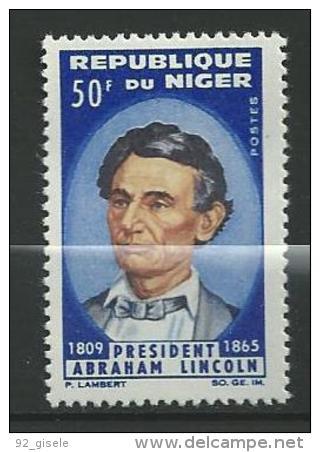 Niger YT 157 " Président Lincoln " 1965 Neuf** - Niger (1960-...)