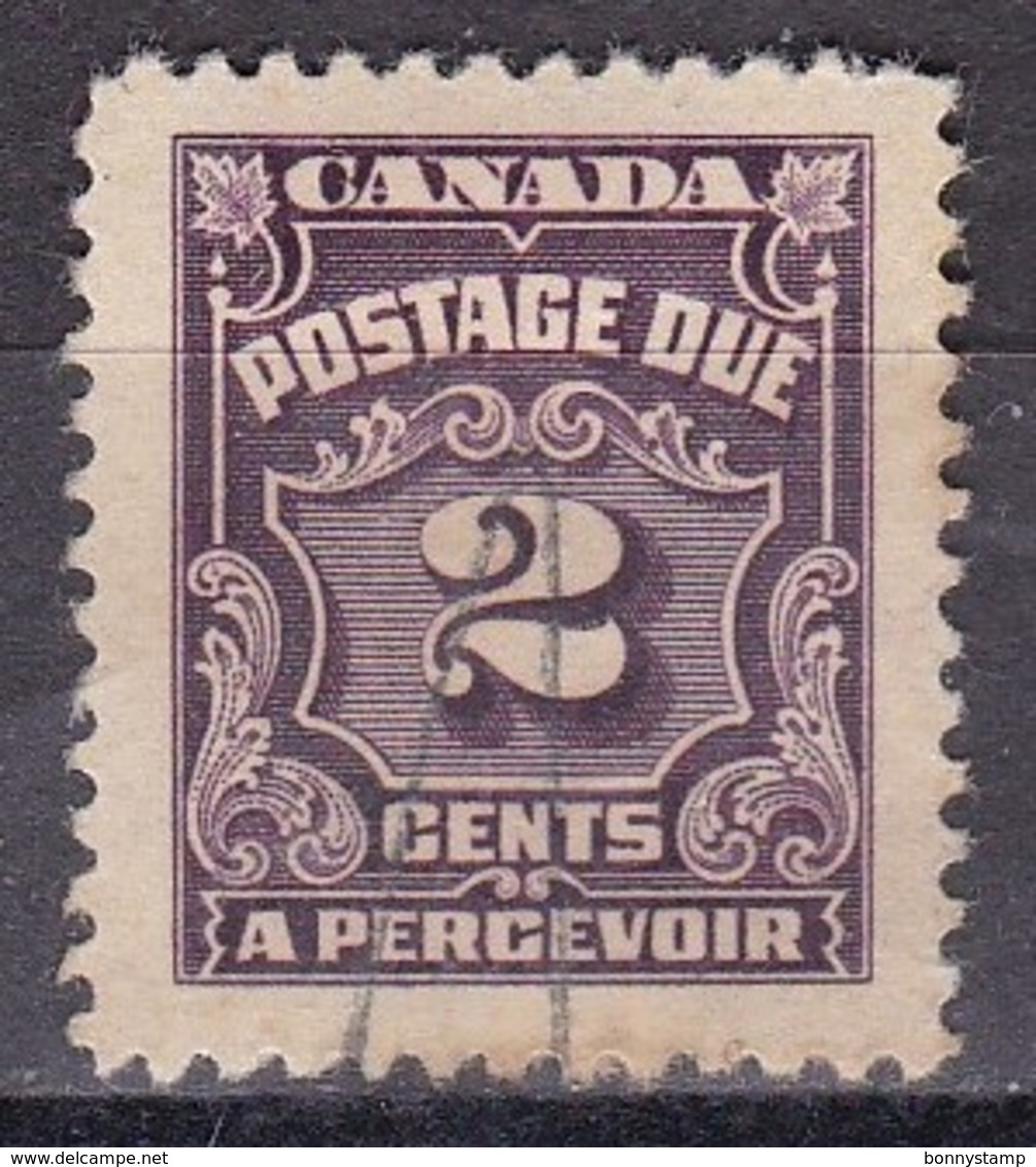 Canada, 1935/65 - 2c Numeral - Nr.J16 Usato° - Usati