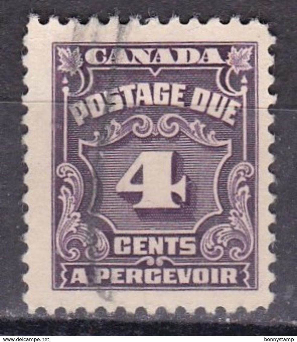 Canada, 1935/65 - 4c Numeral - Nr.J17 Usato° - Usati