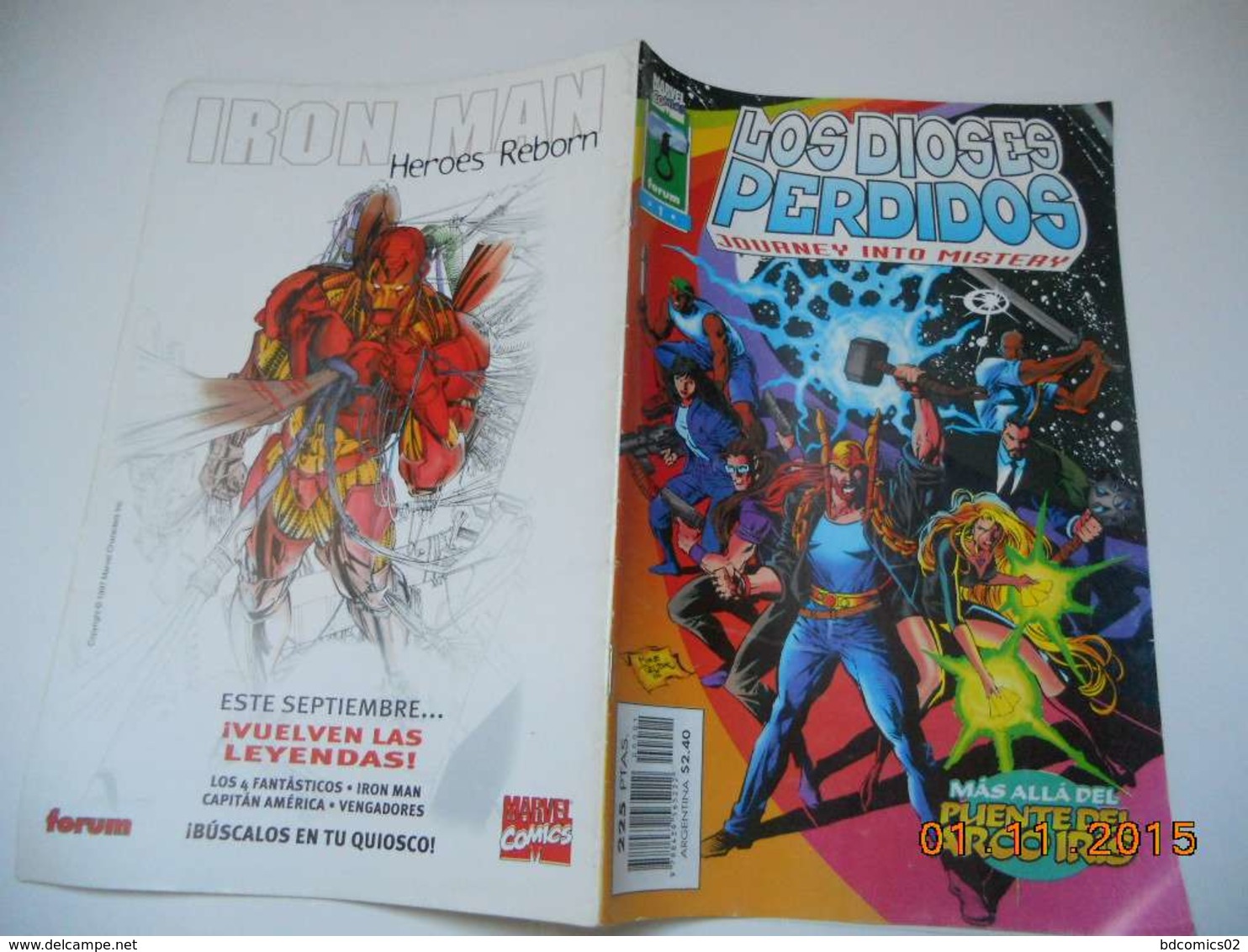 Los Dioses Perdidos Marvel N°1 Argentine - BD & Mangas (autres Langues)