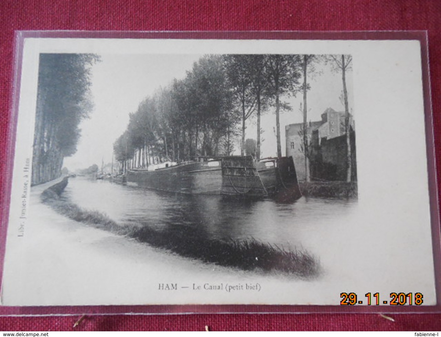 CPA - Ham - Le Canal (petit Bief) - Ham