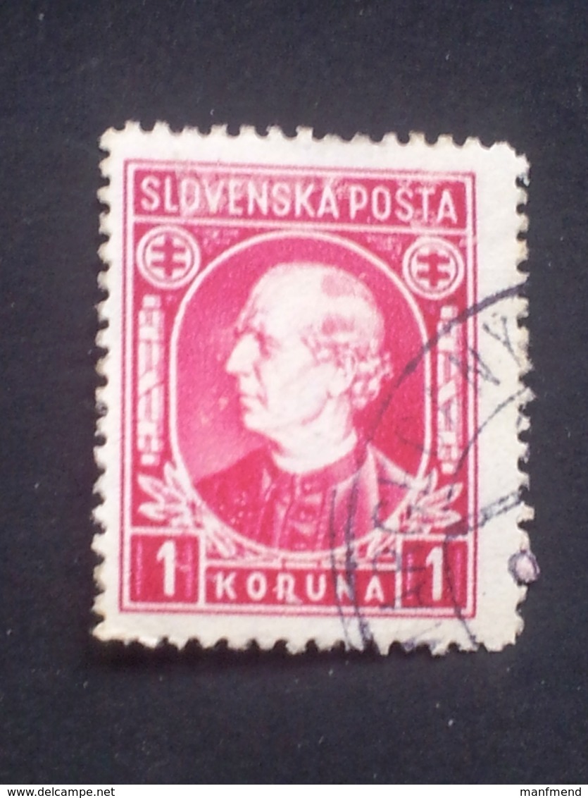Slovakia - 1939 - Mi:SK 40XA, Sn:SK 31, Yt:SK 27 O - Look Scan - Gebraucht