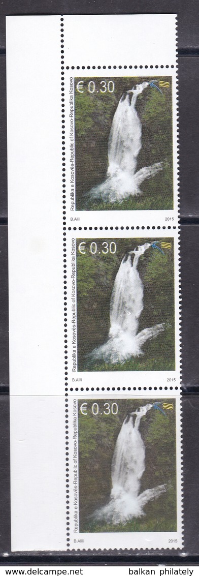 Kosovo 2015 Waterfall Nature Trees Definitive Stamp MNH - Kosovo