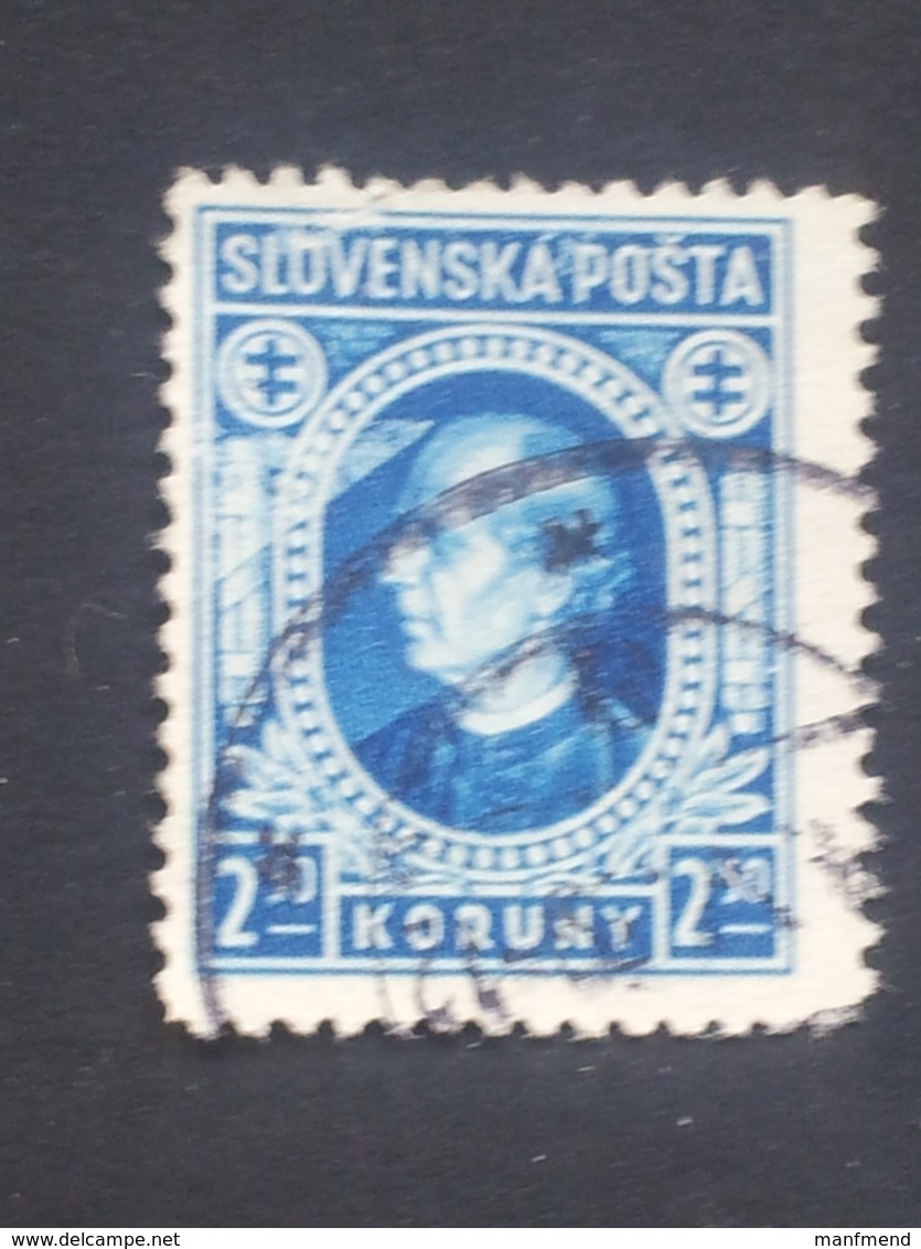 Slovakia - 1939 - Mi:SK 41XA, Sn:SK 32, Yt:SK 28 O - Look Scan - Oblitérés