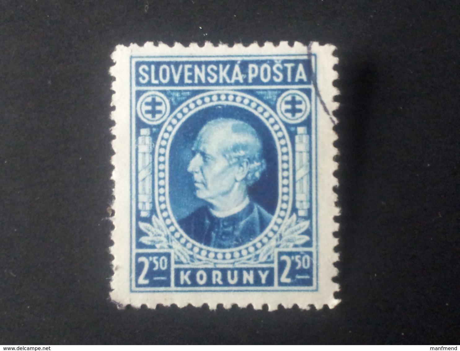 Slovakia - 1939 - Mi:SK 41XA, Sn:SK 32, Yt:SK 28 O - Look Scan - Gebraucht