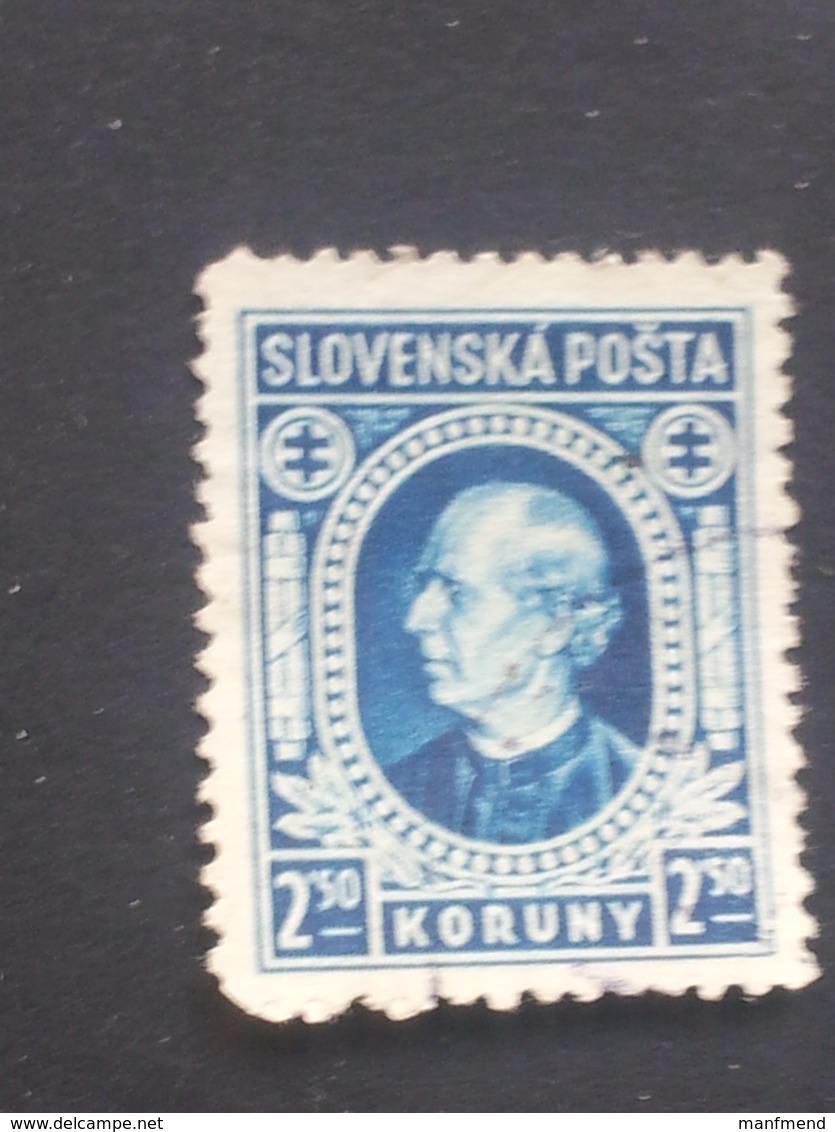 Slovakia - 1939 - Mi:SK 41XA, Sn:SK 32, Yt:SK 28 O - Look Scan - Gebraucht