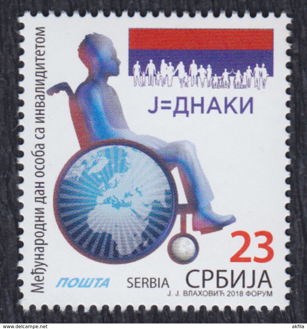 Serbia 2018 International Day Of Persons With Disabilities, MNH (**) - Serbie