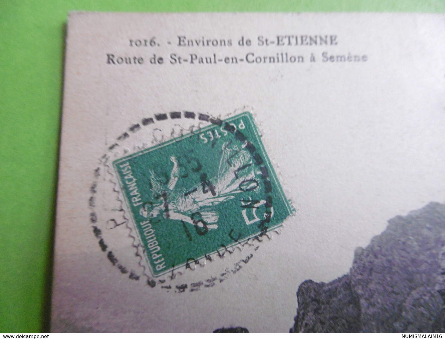 CPA-(42)-ST ETIENNE-ROUTE DE ST PAUL-CARTE D'origine De 1918 - Saint Etienne