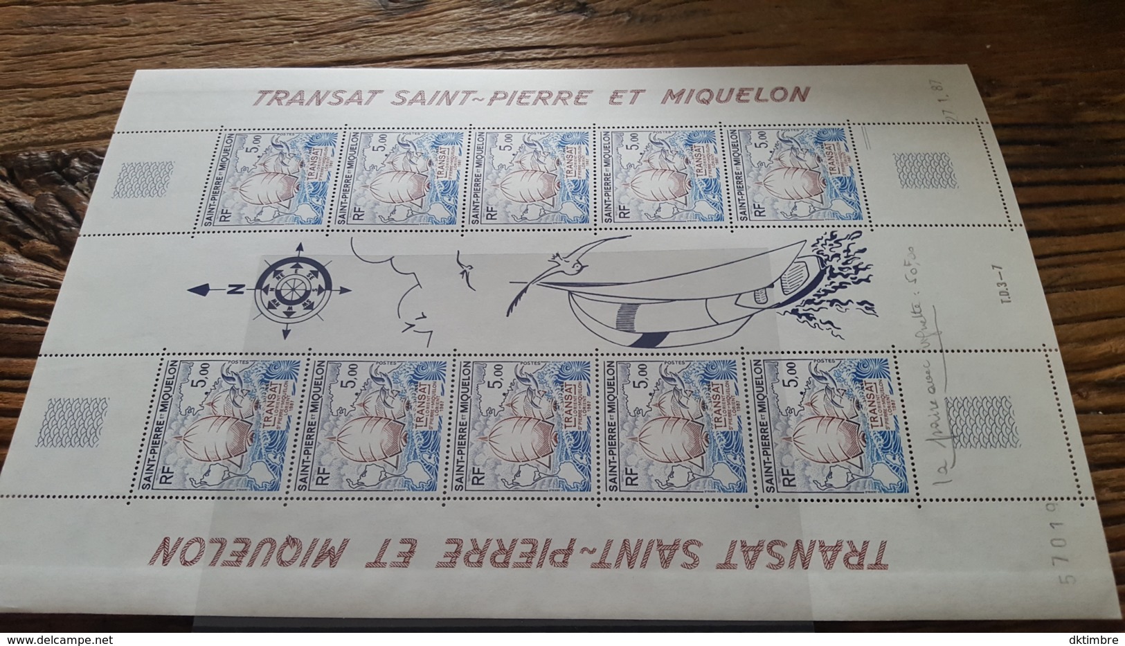 LOT428155 TIMBRE DE COLONIE SAINT PIERRE ET MIQUELON NEUF** LUXE FEUILLE - Collections, Lots & Series