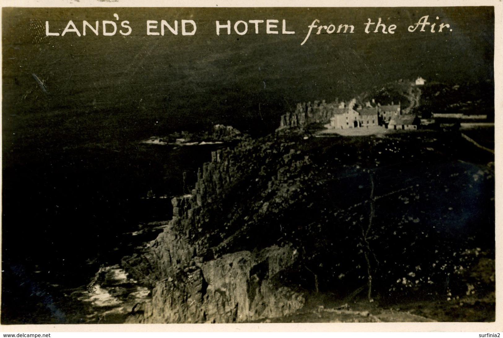 CORNWALL - LANDS END HOTEL FROM THE AIR RP Co821 - Land's End